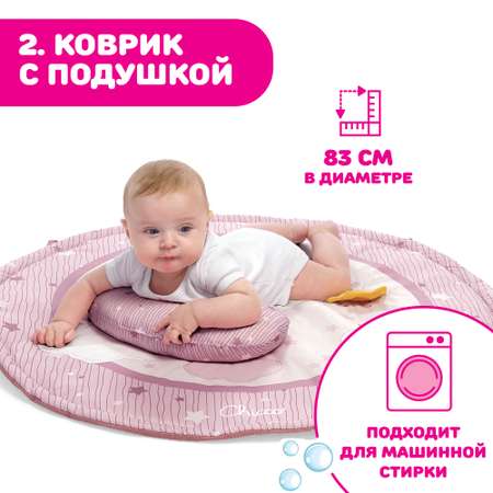 Коврик CHICCO Игровой детский Enjoy Colors Gym розовый