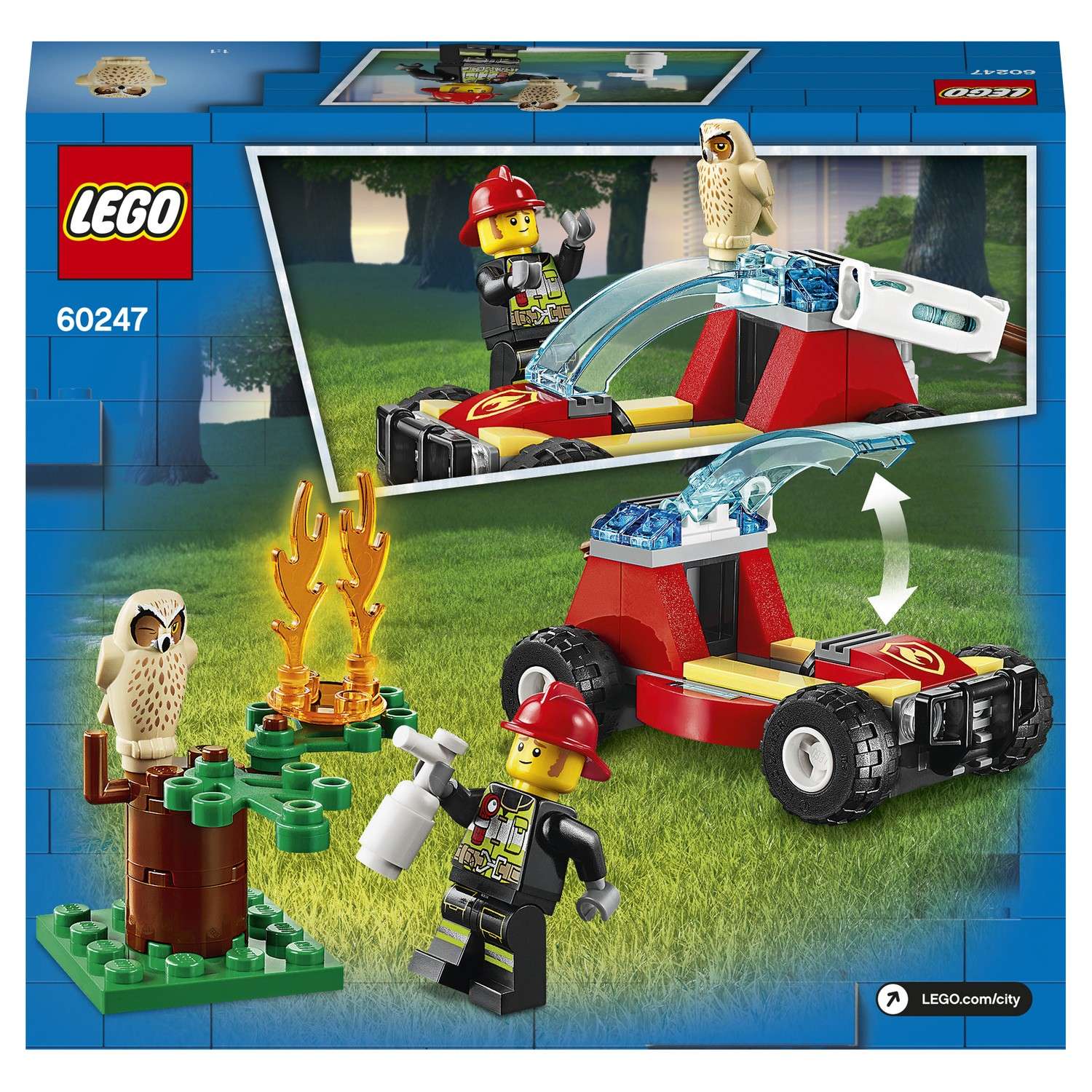 Конструктор LEGO City Fire Лесные пожарные 60247 - фото 3