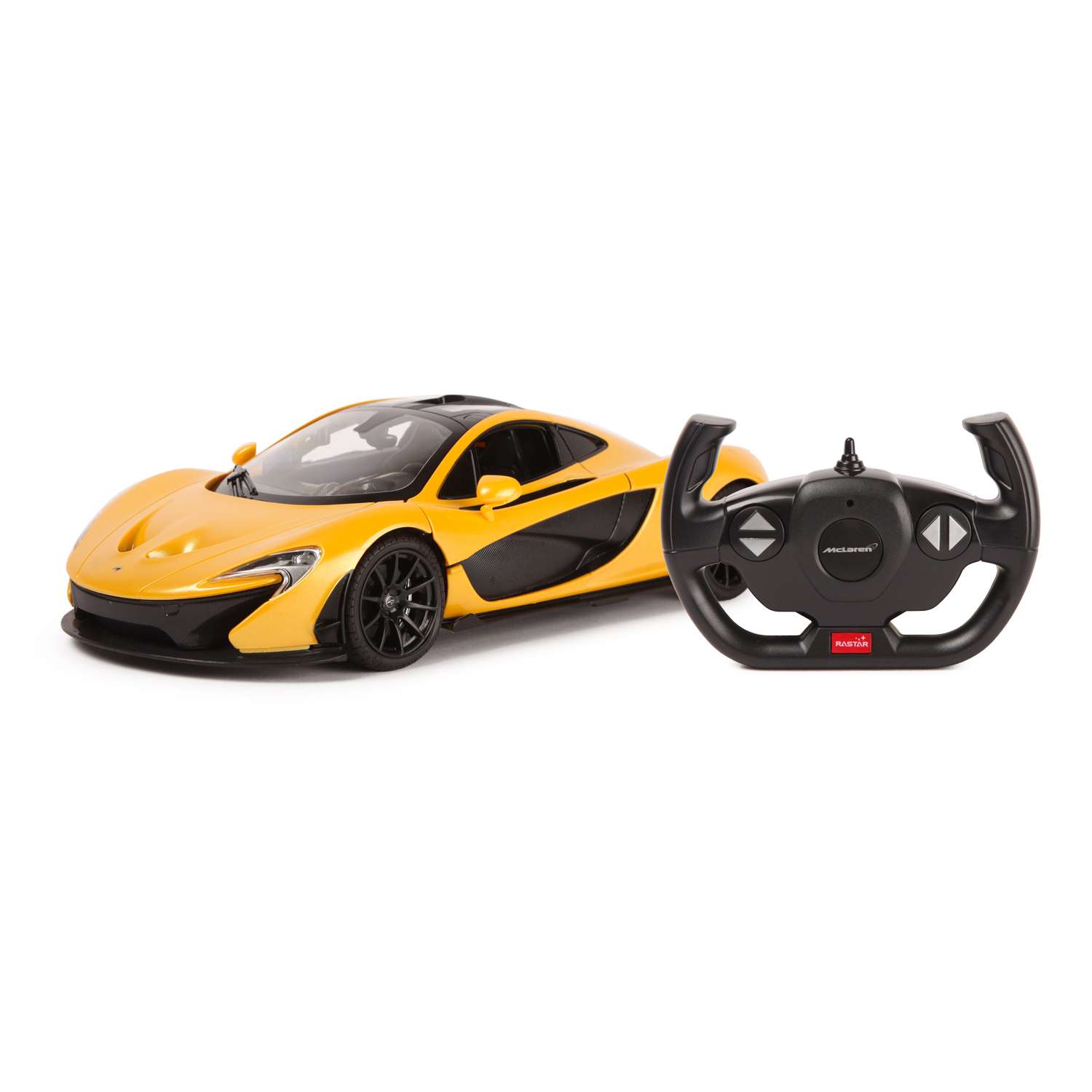 Машина Rastar РУ 1:14 McLaren P1 Желтая 75110 - фото 1