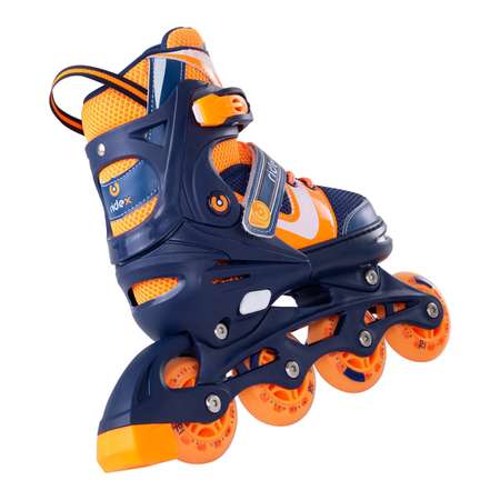 Ролики раздвижные RIDEX Inline skates Wing Orange plastic S