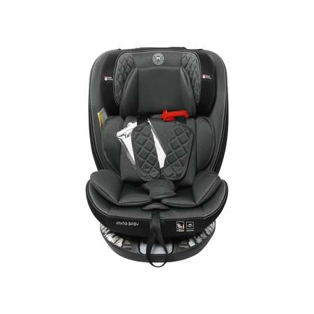 Автокресло Ining baby Dark gray Isofix 0+/1/2/3 (0-36 кг)