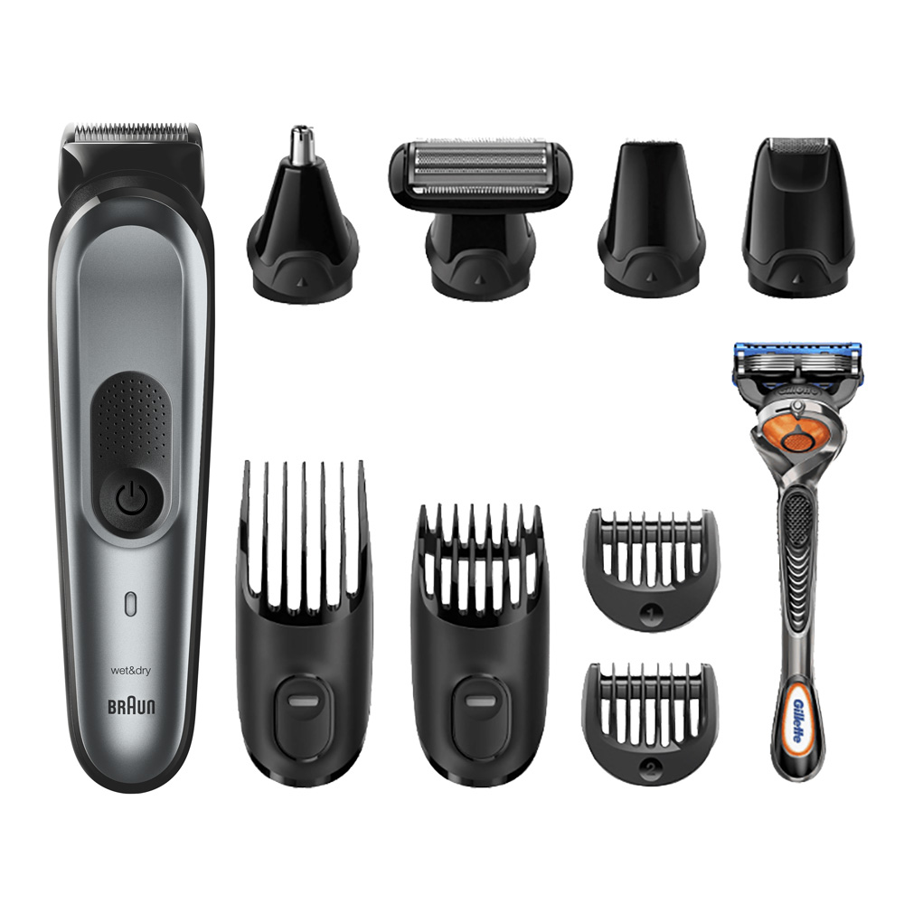 Триммер электрический Braun MGK7221 + Бритва Gillette - фото 1