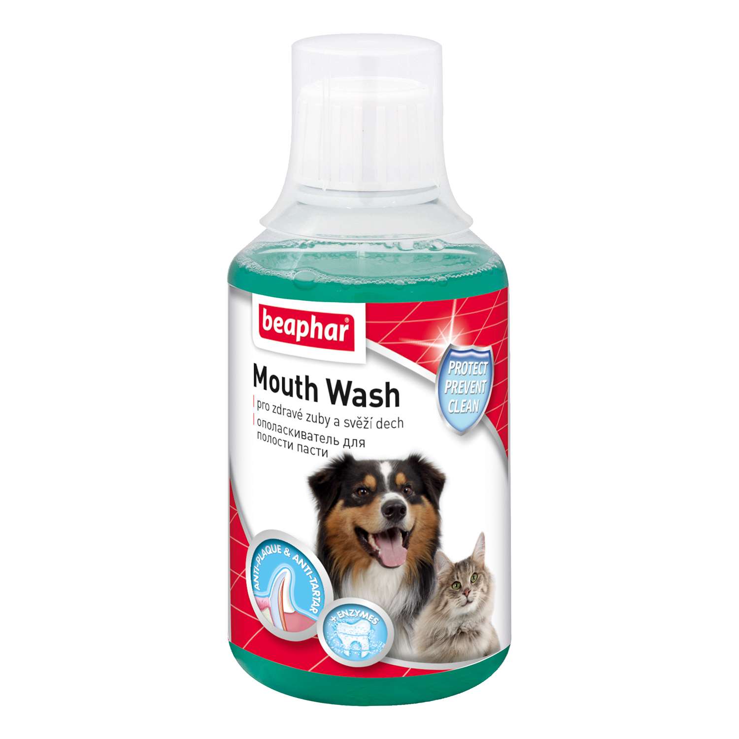 Жидкость для собак и кошек Beaphar Mouth Water для чистки зубов 250мл - фото 1