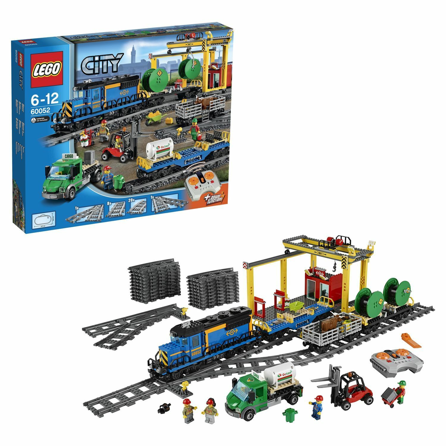 Конструктор LEGO City Trains Грузовой поезд (60052) купить по цене 16999 ₽  в интернет-магазине Детский мир