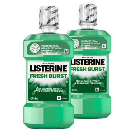 Ополаскиватели для рта LISTERINE Взрыв свежести 500 мл х 2 шт