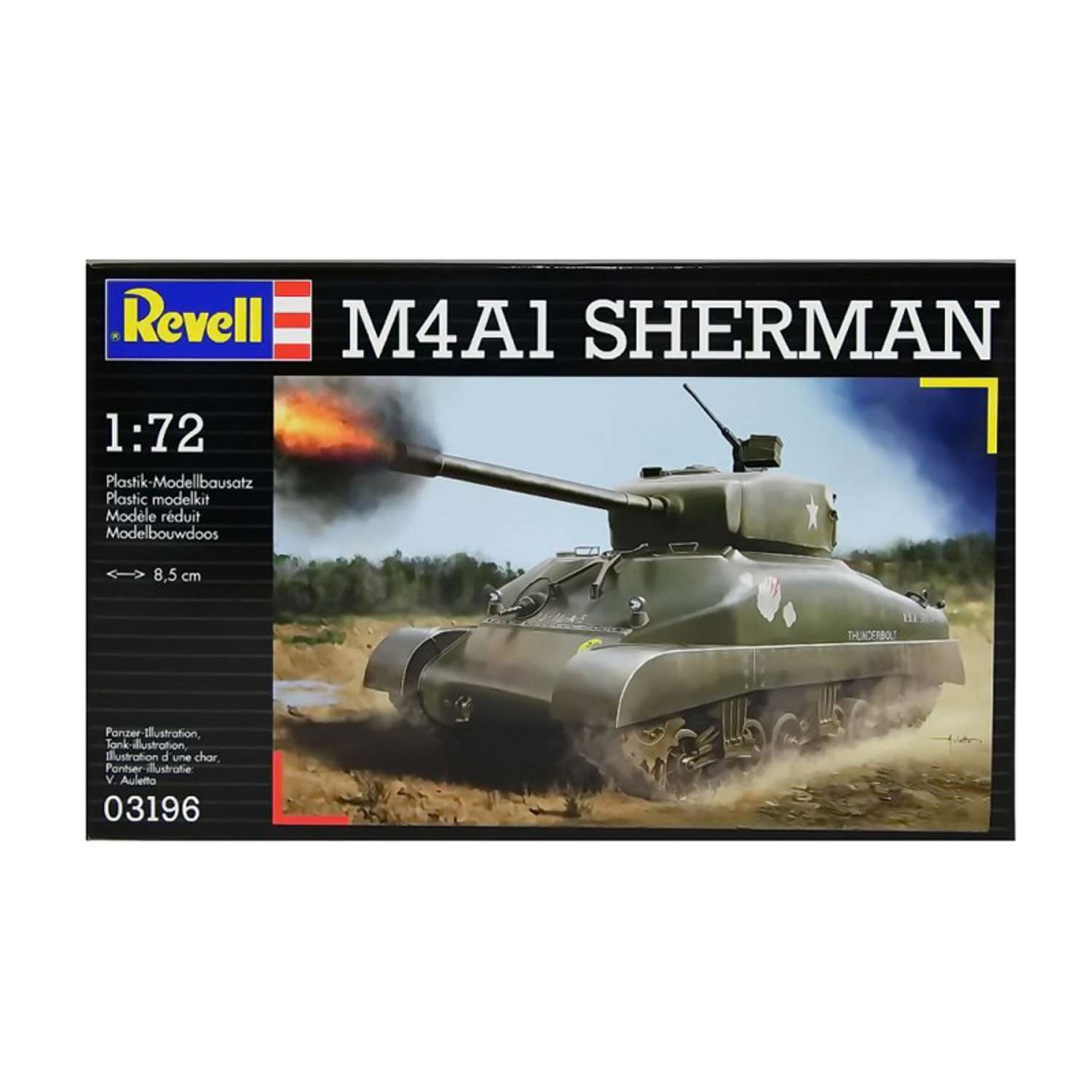 Танк Revell Шерман M4A1 3196 - фото 1