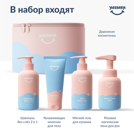 Набор косметики детский YESBABY Нежный уход