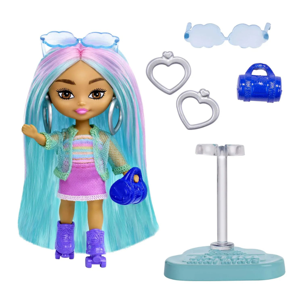 Игровой набор с куклой Barbie Extra Mini Minis 00-00019154 - фото 1