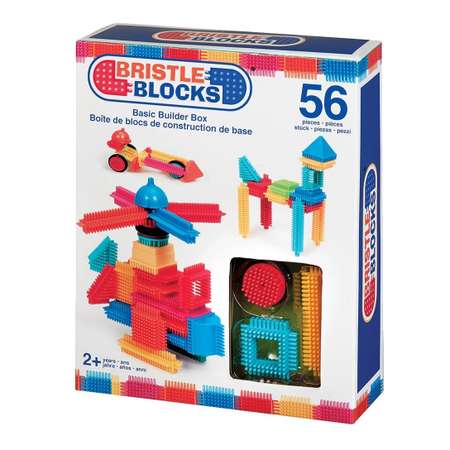 Конструктор Bristle Blocks игольчатый тактильный 56 деталей в коробке