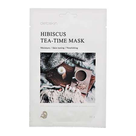 Маска тканевая Detoskin Tea-time c экстрактом гибискуса 30 г