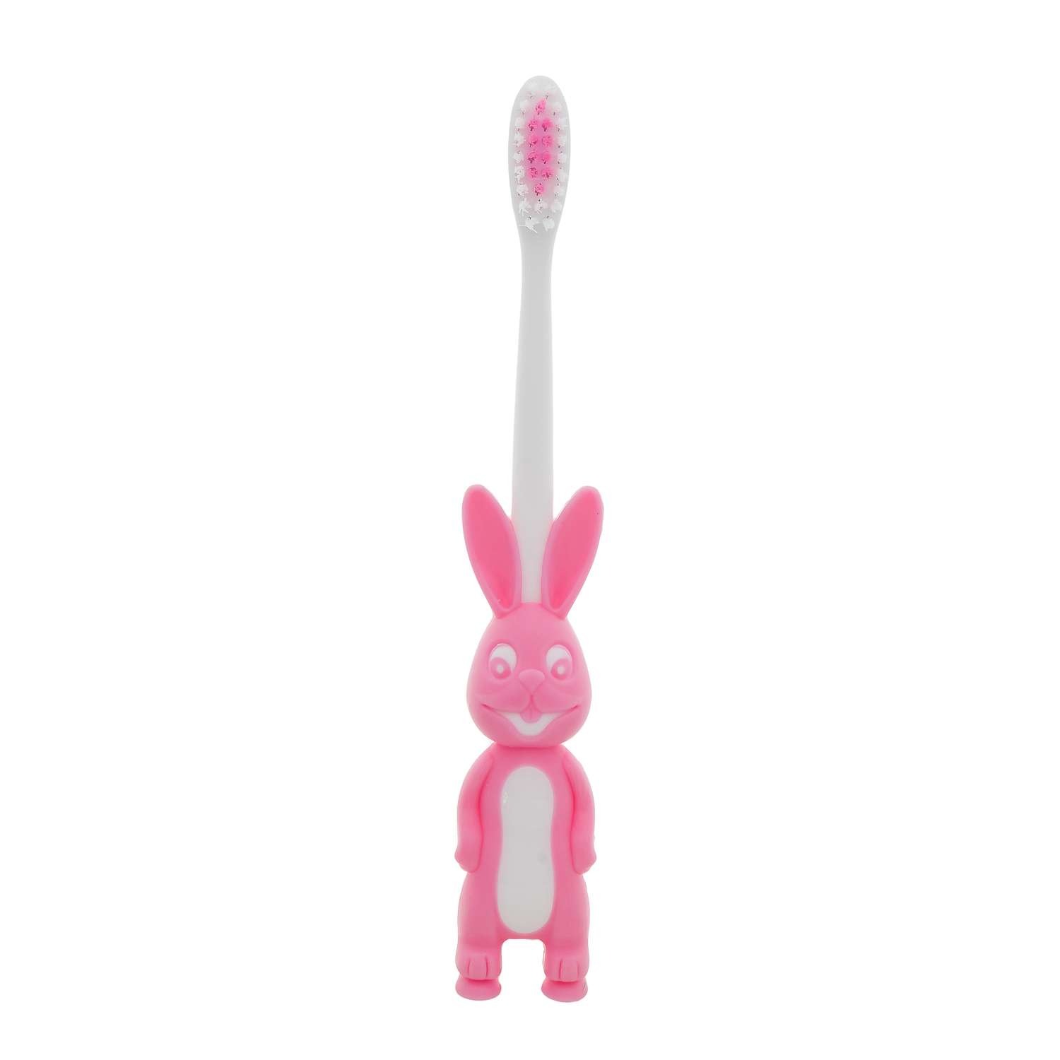 Зубные щетки детские Hi Dent Bunny мягкая с колпачком 7-10лет розовая 2шт - фото 4