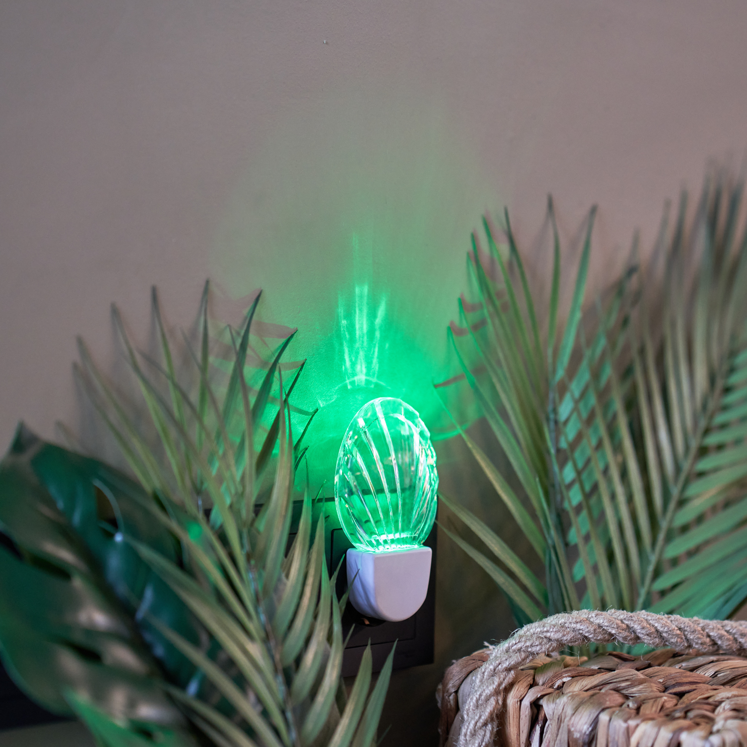 Светодиодный ночник REXANT Ноткактус с зеленым свечением - фото 3