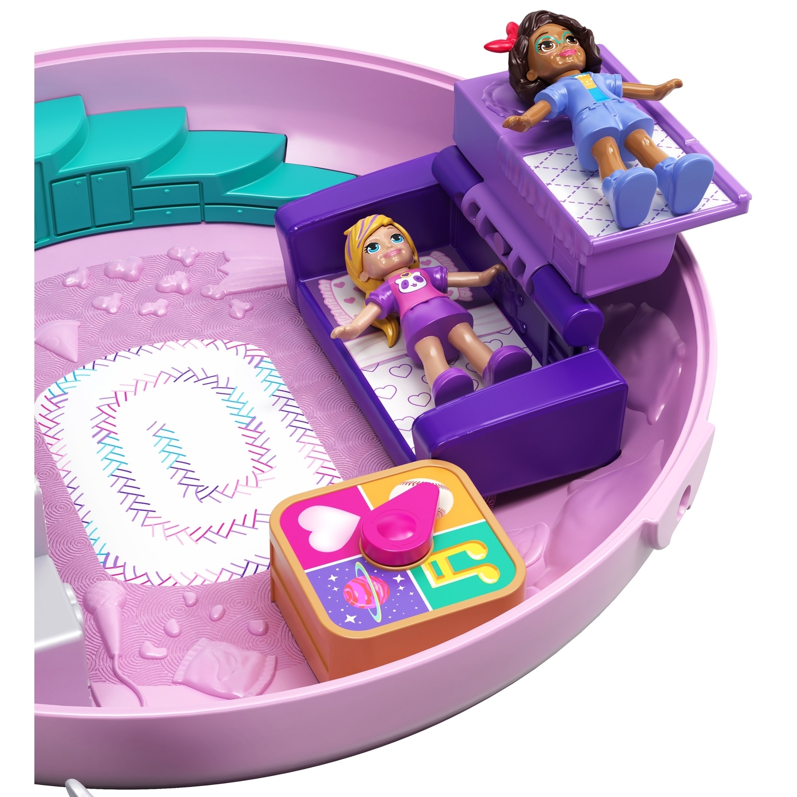 Набор игровой POLLY POCKET компактный Пижамная вечеринка GDK82 FRY35 - фото 4