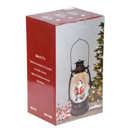 Лампа декоративная BABY STYLE Новогодняя Дед Мороз у елки USB