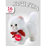 Мягкая игрушка TRUDI Белая кошечка делюкс 15см