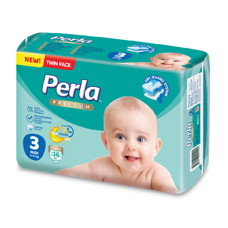 Подгузники Perla 36 шт. 3