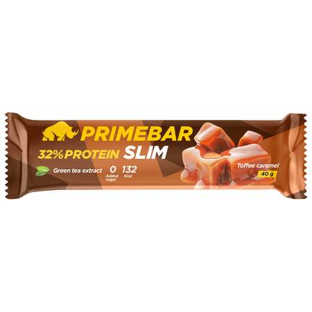 Батончик протеиновый Primebar Slim тоффи-карамель 40г