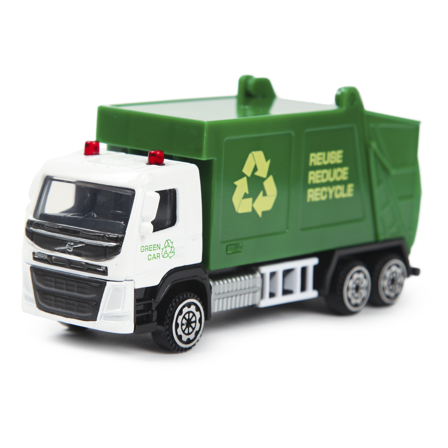 Машина MSZ 11см Volvo Garbage Truck Белая 67377