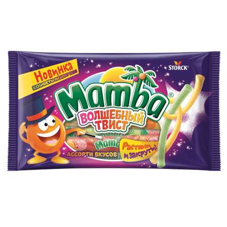 Конфета жевательная Mamba Волшебный твист 70г MAMBA