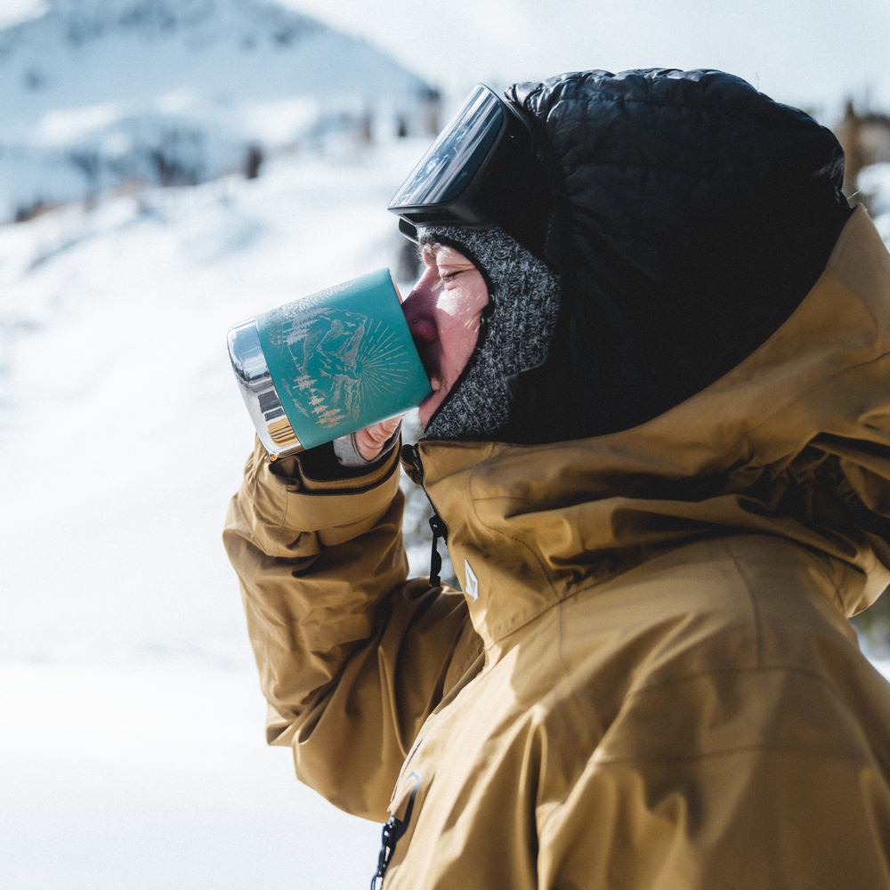 Термокружка Klean Kanteen Camp Mug 12oz Mountain Porcelain 355 мл - фото 13