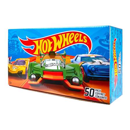 Набор игровой Hot Wheels Машинки базовые 50шт в непрозрачной упаковке (Сюрприз) V6697