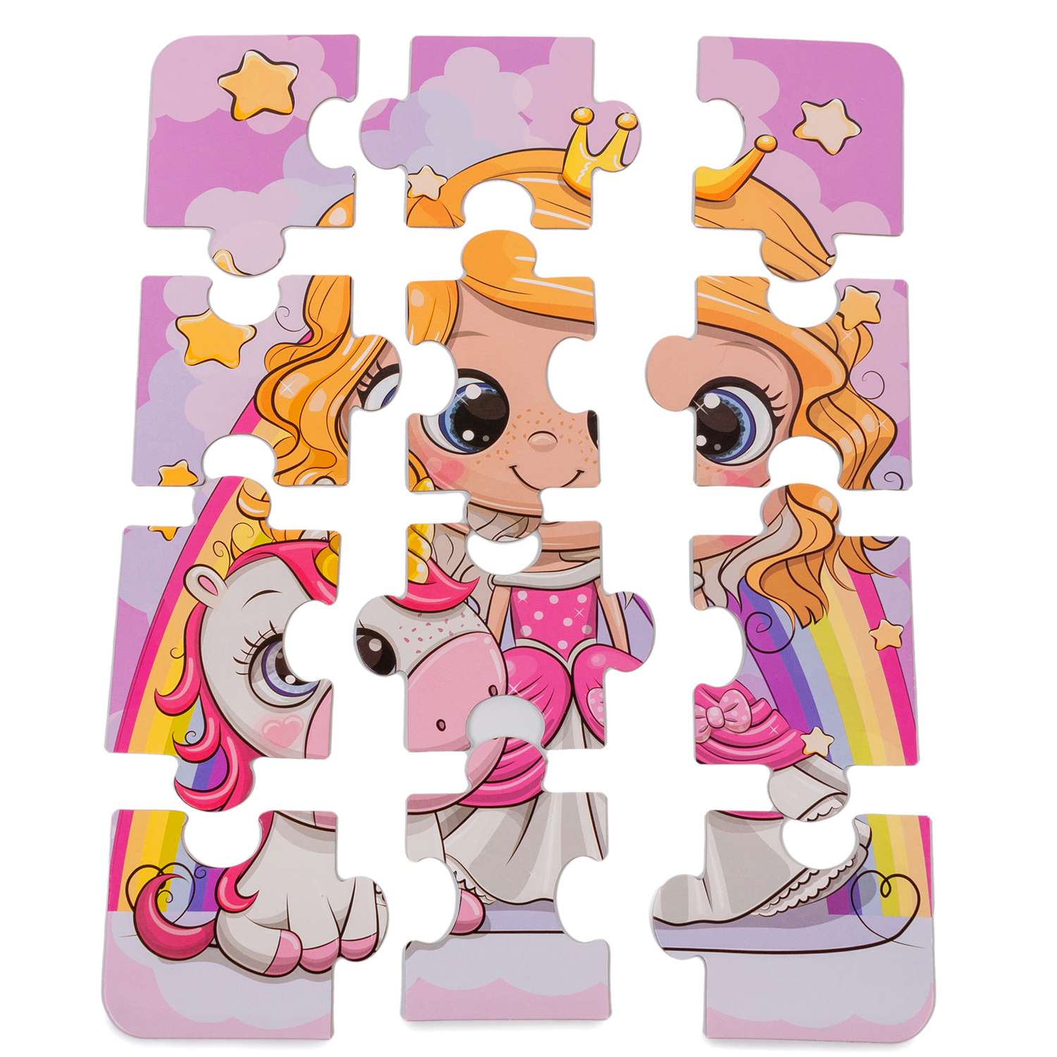 Пазл Дрофа-Медиа Baby puzzle Принцесса и единорог 4035 - фото 5
