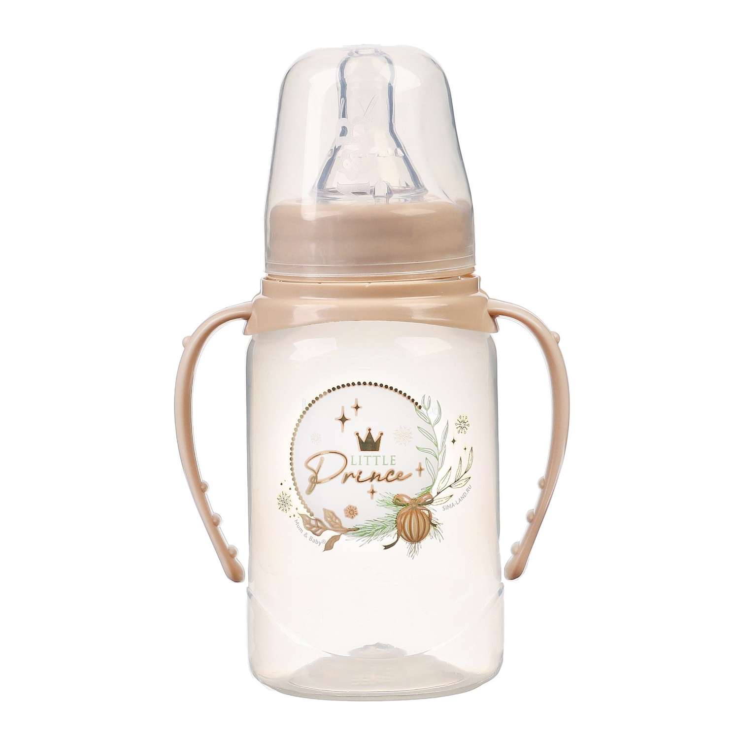 Новогодний подарок Mum and Baby Little Prince: бутылочка для кормления 150 мл + пустышка силикон ортодонтическая - фото 6