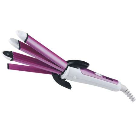 Стайлер для завивки волос Delta DL-0636 белый с розовым d 25мм 30 Вт