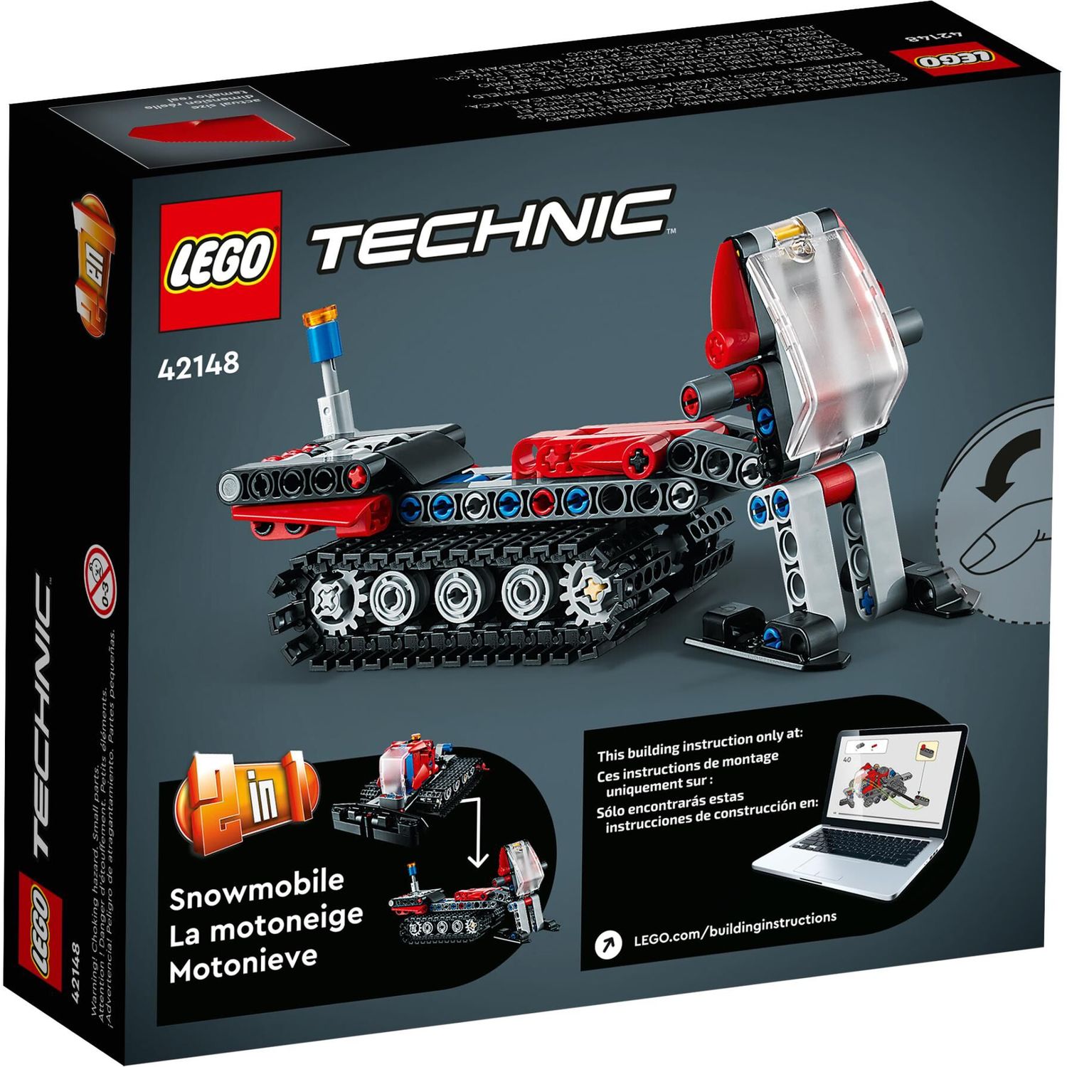 Конструктор LEGO Снегоуборщик Техник 42148 - фото 5