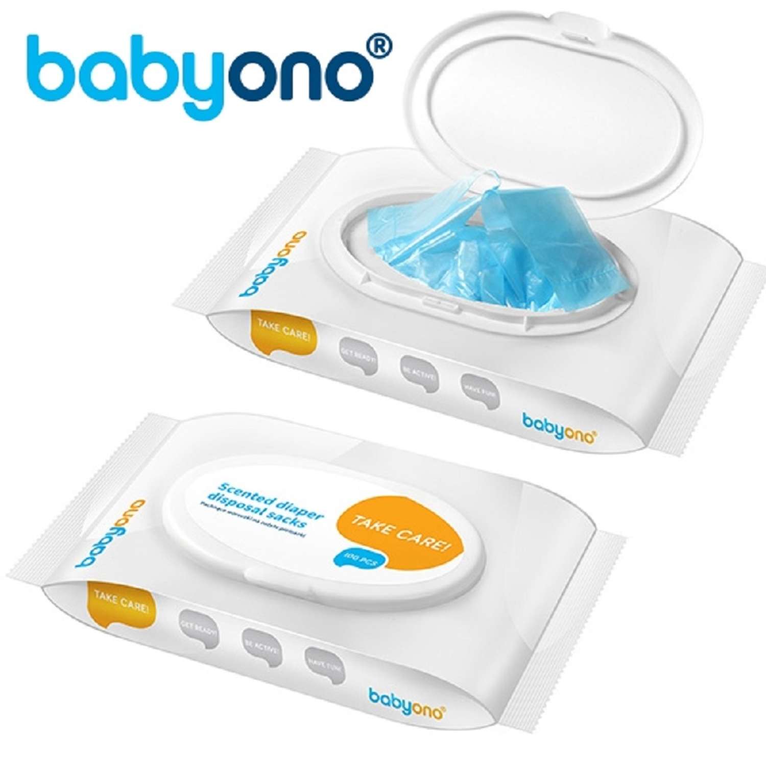 Пакеты Babyono для утилизации использованных подгузников ароматизированные 100 шт - фото 3