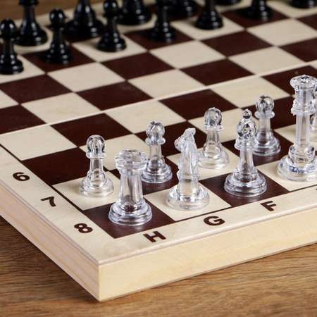 Шахматные фигуры Sima-Land король h 5.8 см пешка h 2.8 см