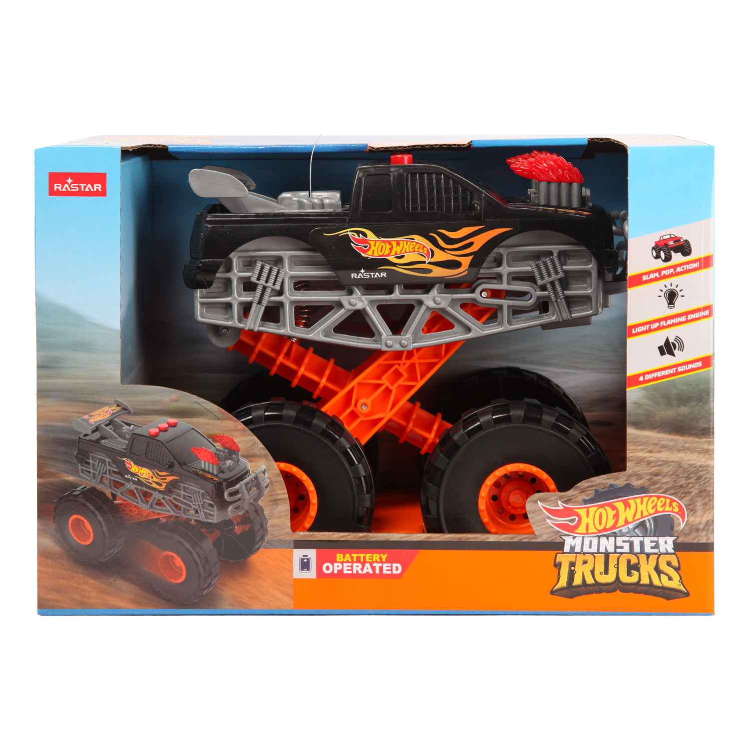 Машина Hot Wheels фрикционная большая 62250 купить по цене 199 ₽ в  интернет-магазине Детский мир