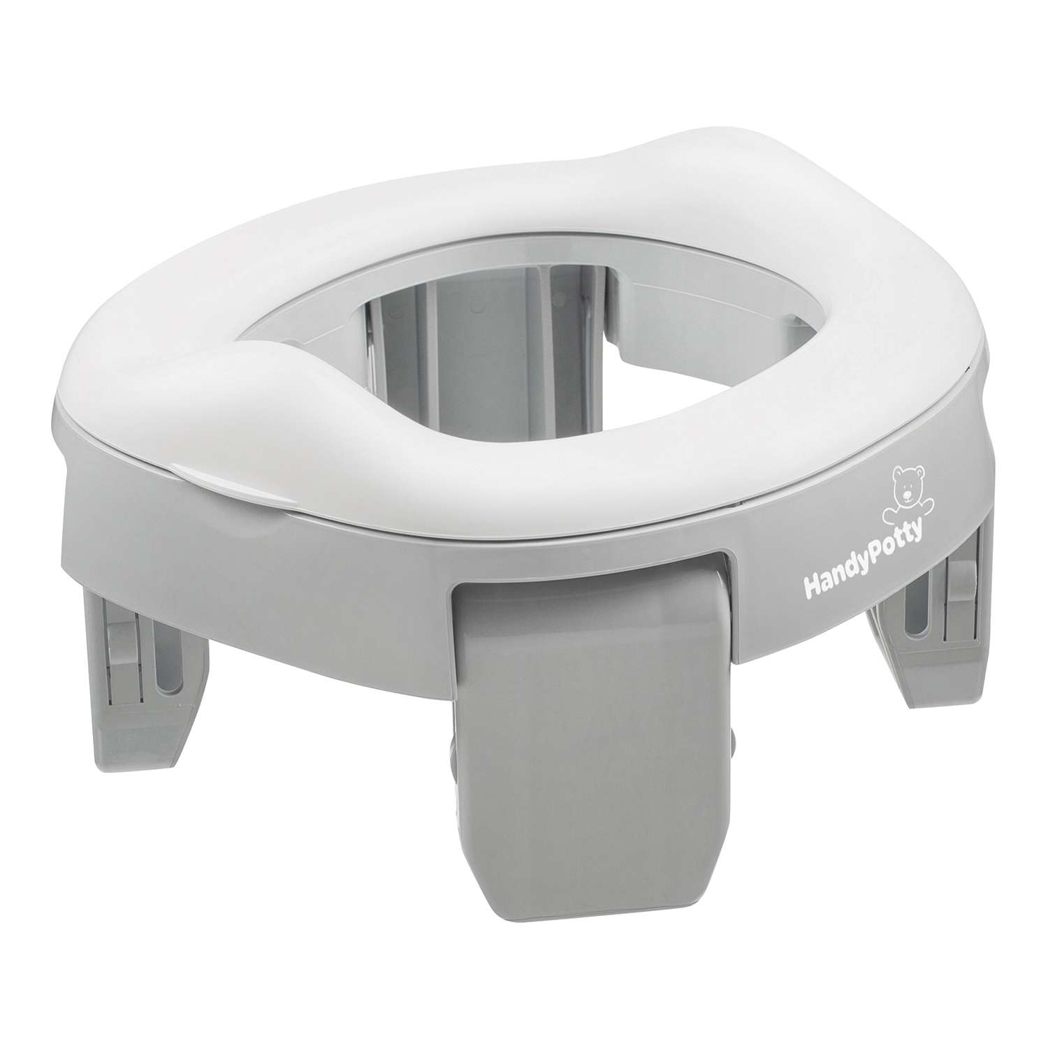 Горшок дорожный ROXY-KIDS складной и насадка на унитаз HandyPotty с тремя пакетами - фото 2
