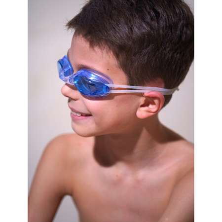 Очки для плавания PlayToday голубые 12211093