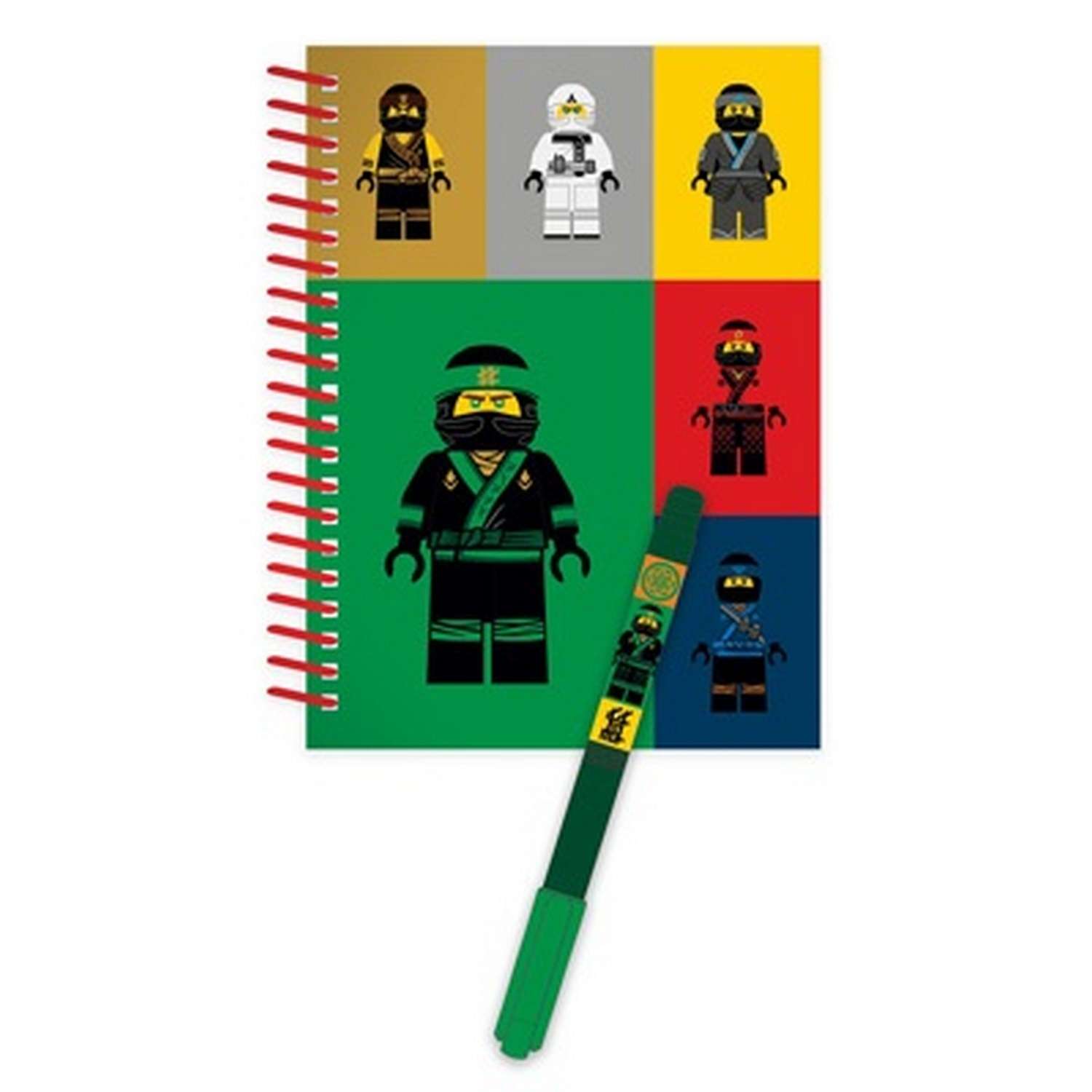 Набор LEGO Ninjago Legends of Chima Блокнот линейка ручка Мультиколор - фото 1