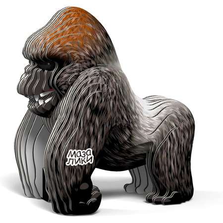 Сборная 3D игрушка-пазл Мазалики горилла
