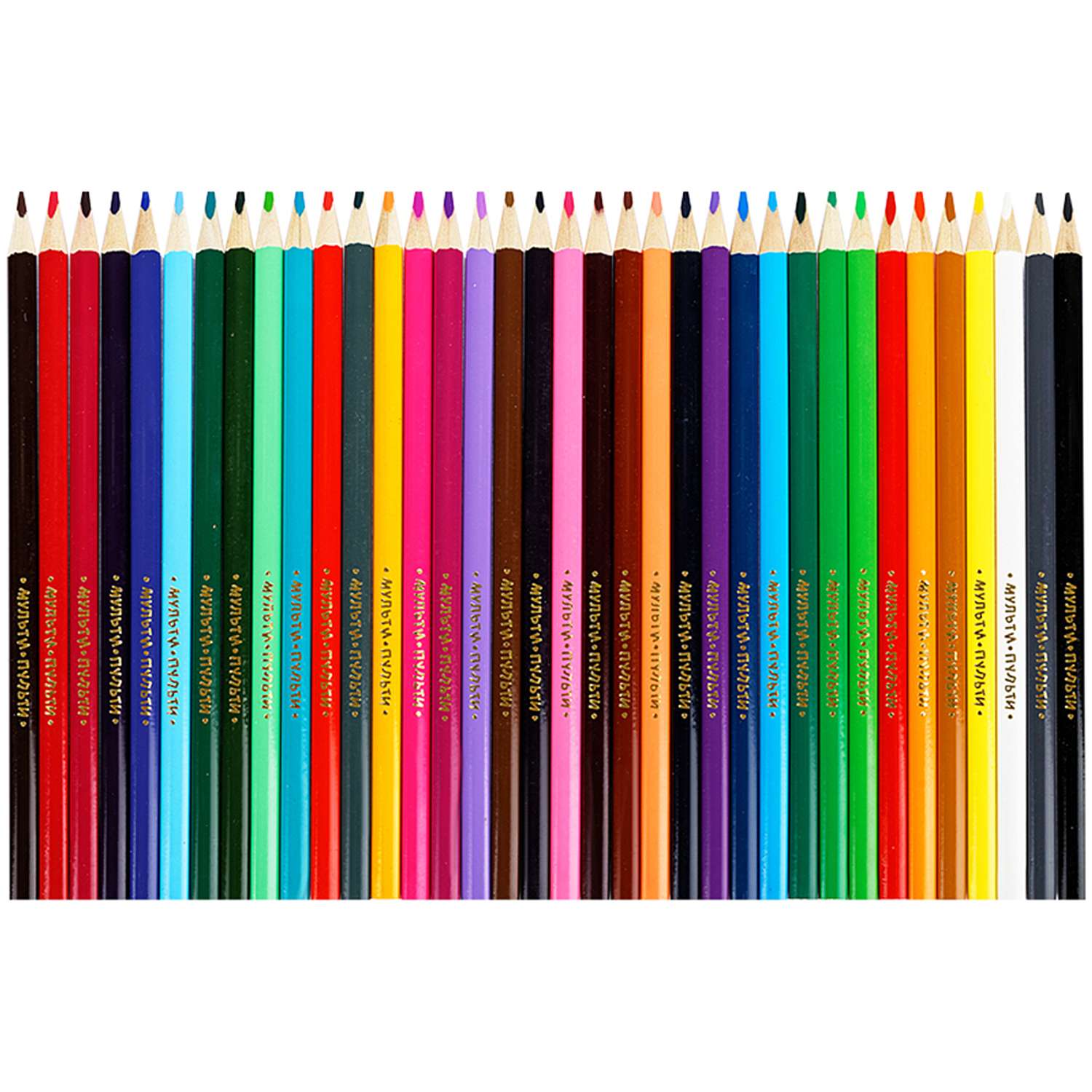 Карандаши цветные МуЛьти-ПуЛьти Енот в Испании 36 цветов трехгранные - фото 3