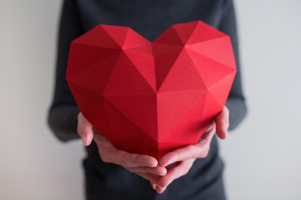3D конструктор Стильный декор Оригами сердце набор сердце - фото 6