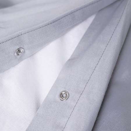 Комплект постельного белья SONNO FLORA 2-спальный цвет Норвежский серый