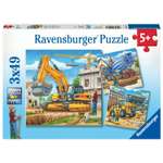 Пазл Ravensburger Большие строительные машины 49элементов*3шт 09226