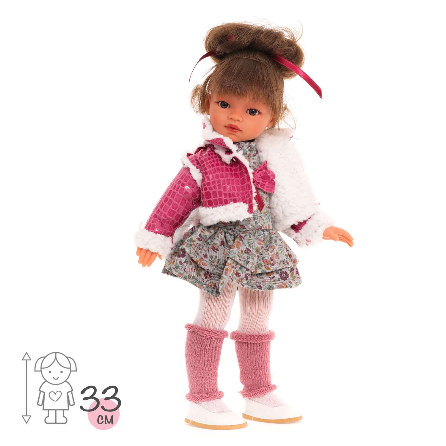 Кукла девочка Antonio Juan Ноа модный образ 33 см виниловая 25195 - фото 3