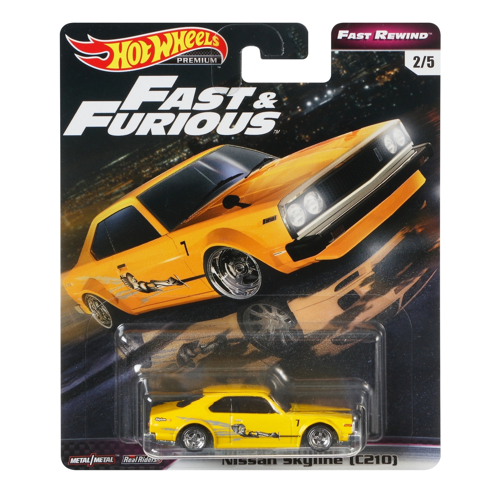 Машинка Hot Wheels Форсаж Ниссан Скайлайн C210 GHH17 купить по цене 80 ₽ в  интернет-магазине Детский мир