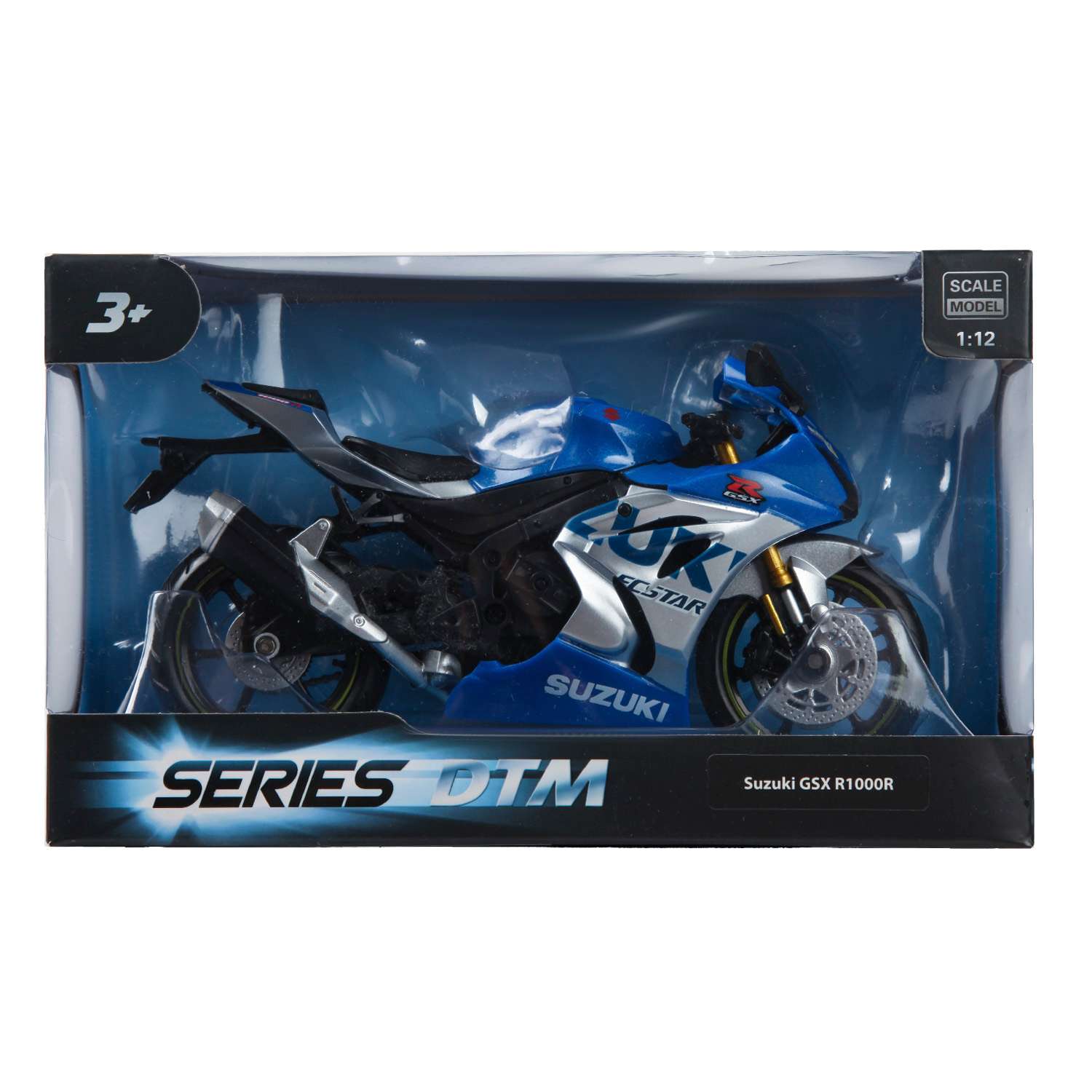 Мотоцикл Mobicaro 1:12 Suzuki GSX R1000R Синий 644104(E) 644104(E) - фото 2
