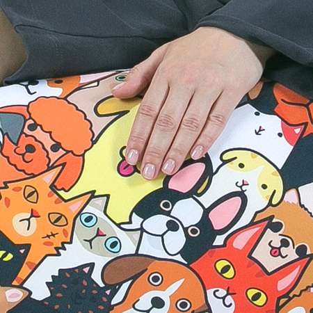 Кресло-мешок груша Bean Joy размер ХХXXL мебельный хлопок Домашние любимцы