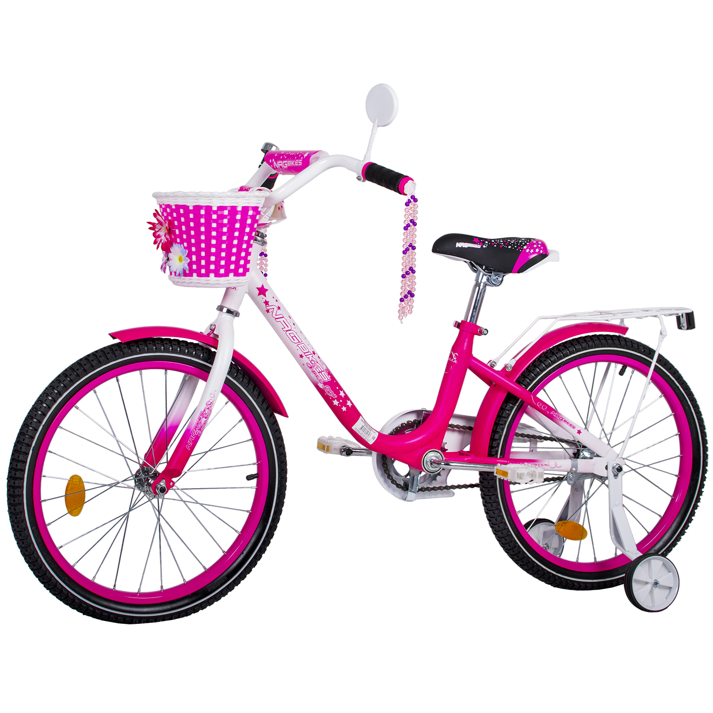 Велосипед NRG BIKES Swan 20 pink-white - фото 13