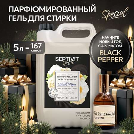 Гель для стирки SEPTIVIT Black Pepper 5л