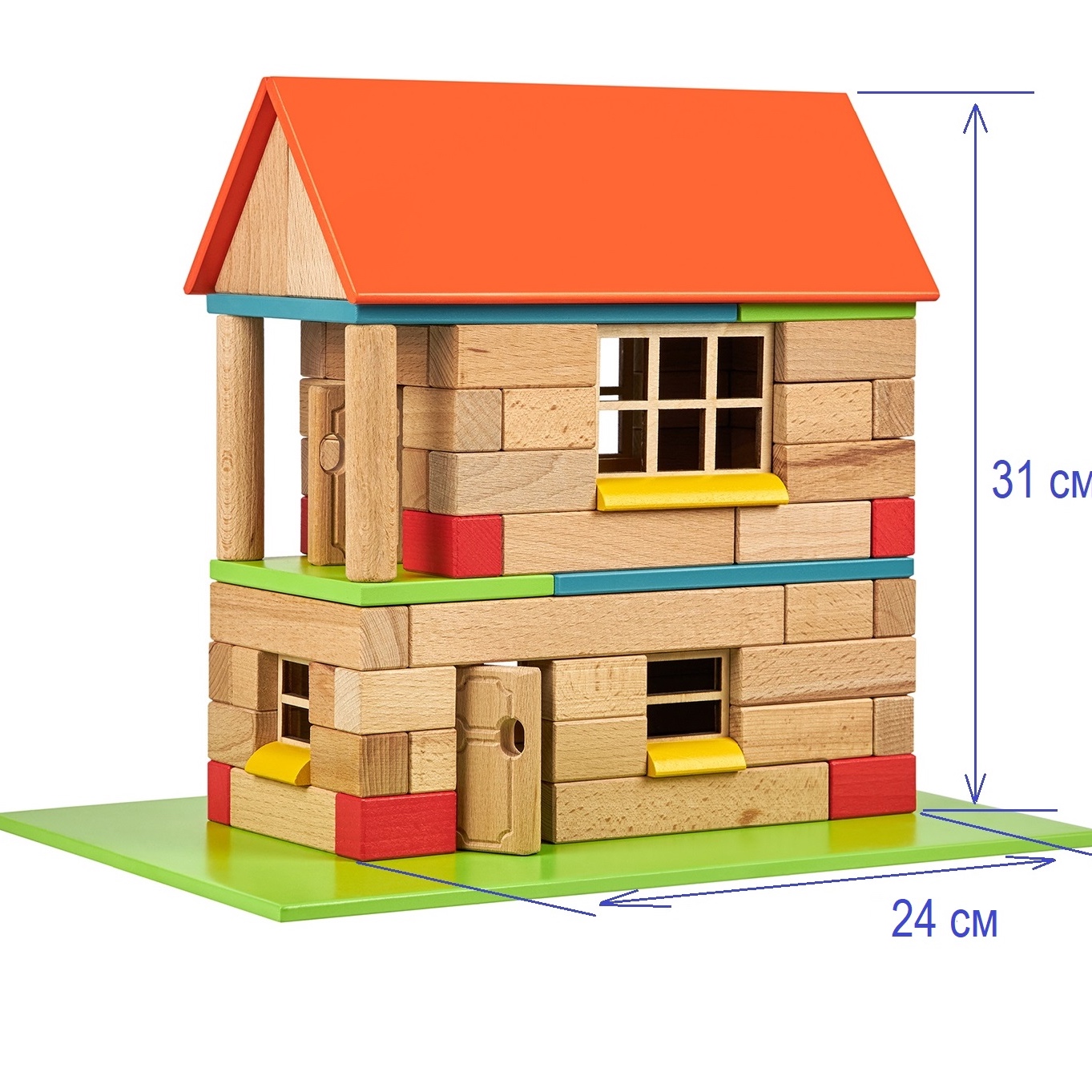 Деревянный конструктор WOOD BLOCKS 4 в 1 90 элементов купить по цене 4971 ₽  в интернет-магазине Детский мир