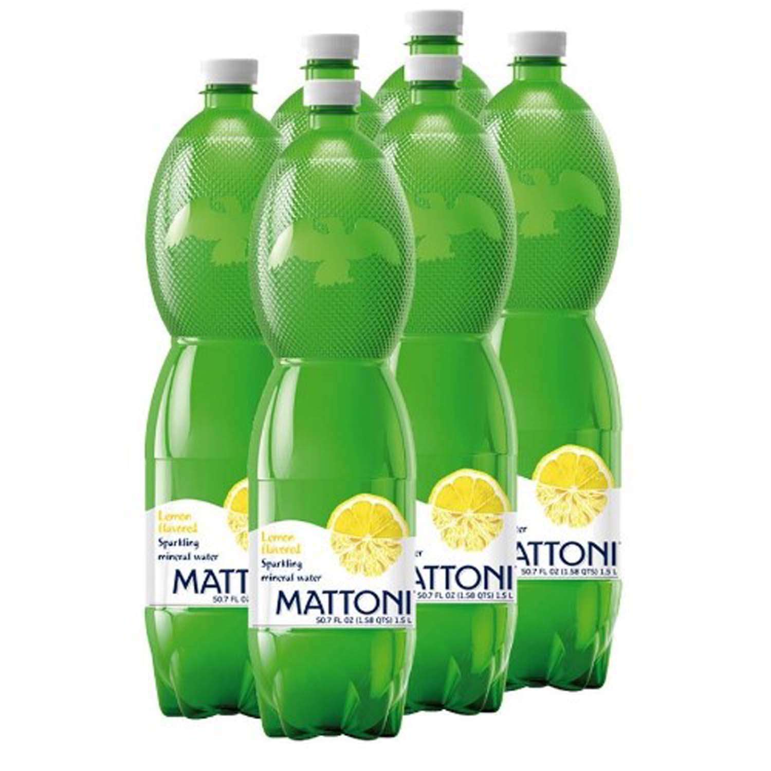 Вода минеральная Mattoni со вкусом лимона 1.5 л 6 шт - фото 1