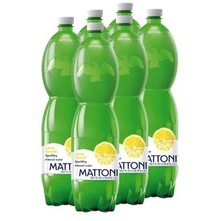 Вода минеральная Mattoni со вкусом лимона 1.5 л 6 шт