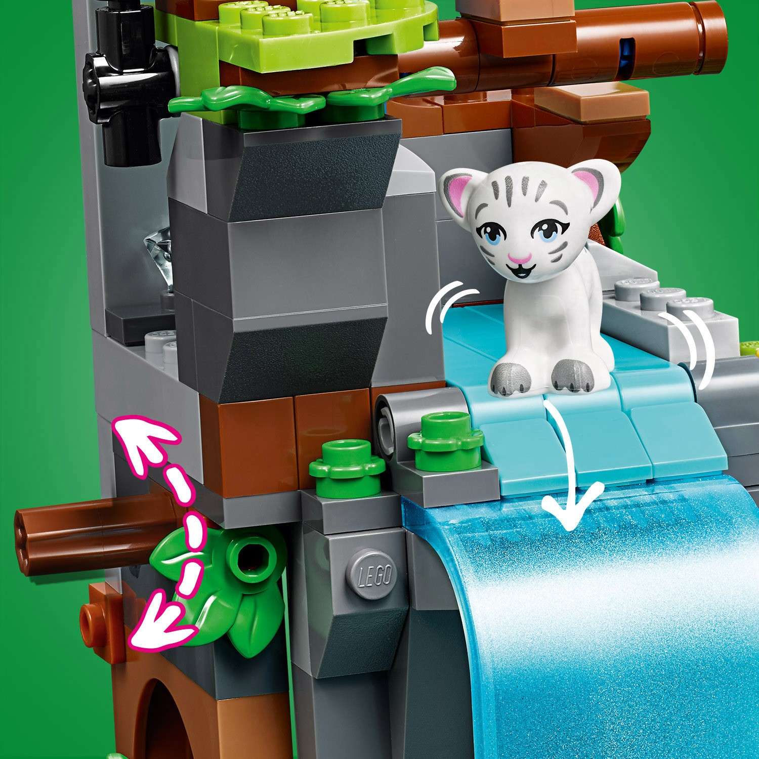 Конструктор LEGO Friends Спасение тигра на воздушном шаре 41423 - фото 9